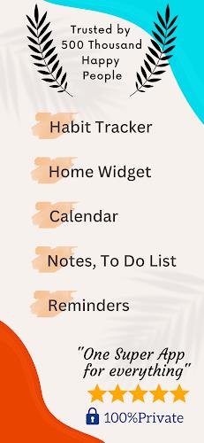 Habit Tracker Planner HabitYou スクリーンショット 0