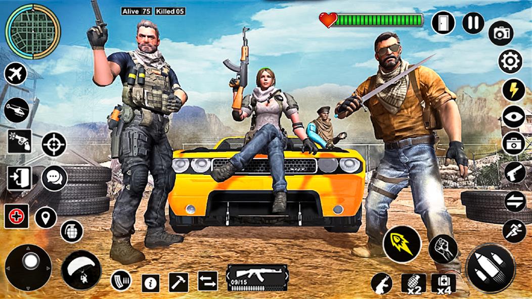 Commando Shooting Strike Games Mod Скриншот 3