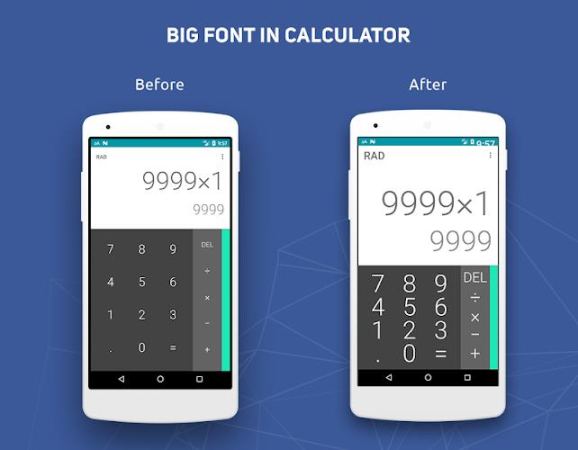 Big Font - Change Font Size & Text Size Zrzut ekranu 3