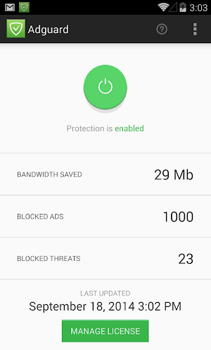 AdGuard Ad Blocker Tangkapan skrin 0