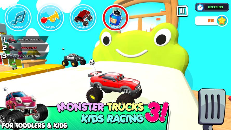 Monster Trucks Game for Kids 3 Schermafbeelding 0