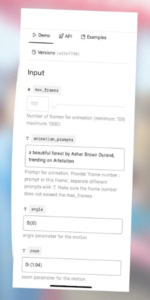 Deforum Stable Diffusion AI スクリーンショット 1