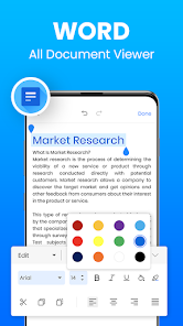 Docx Reader - PDF, XLSX, PPTX Capture d'écran 0