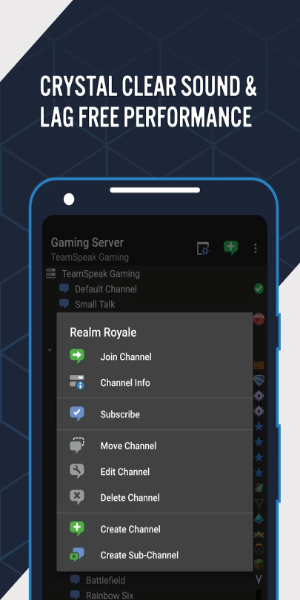 TeamSpeak 3 - Voice Chat Captura de tela 1