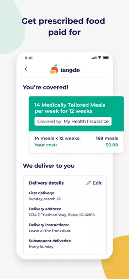 Tangelo - Get Food Prescribed! 螢幕截圖 3