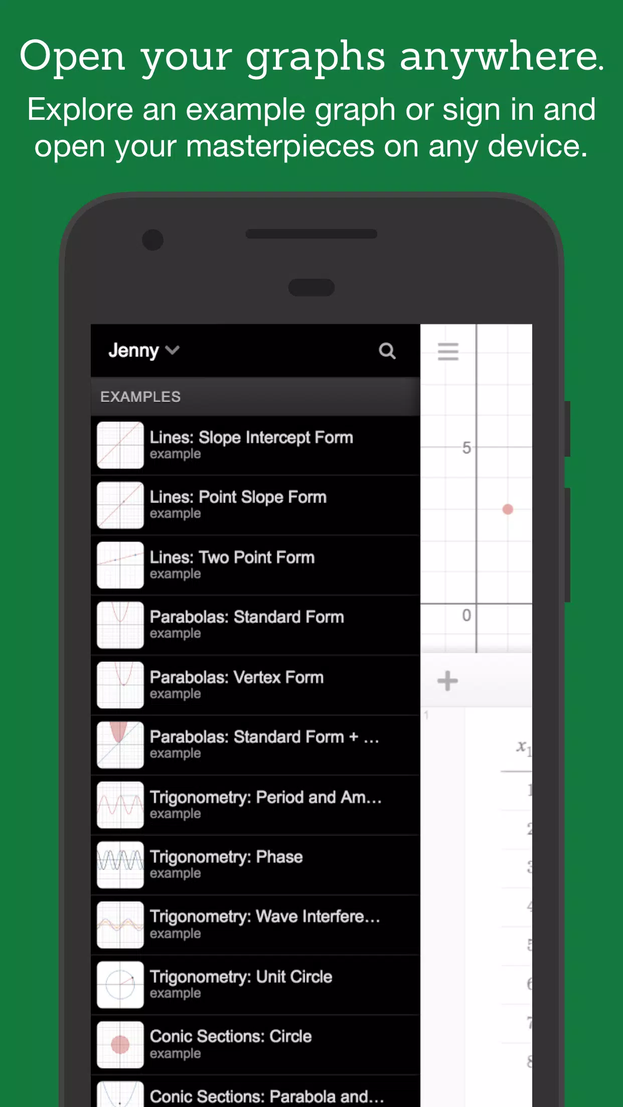 Desmos Graphing Calculator Screenshot 1