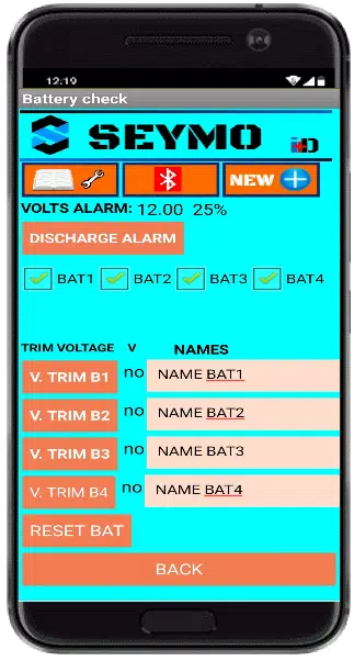 BATTERY CHECK Tangkapan skrin 1