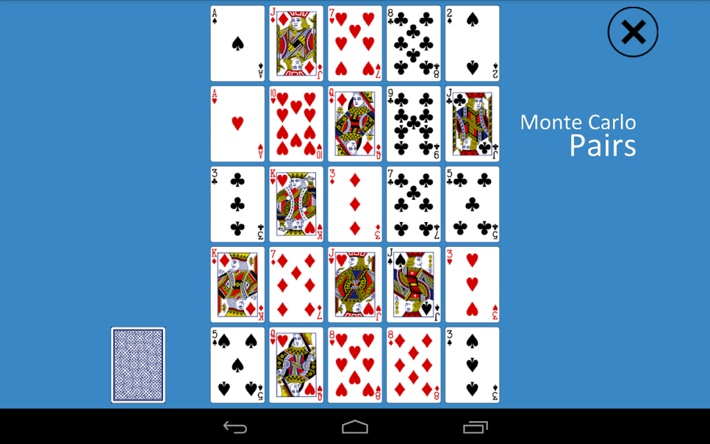 Schermata Solitaire Monte Carlo Plus 0
