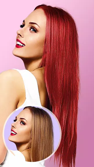 Hair Color Changer: Change you Ekran Görüntüsü 1