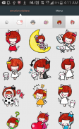 Emoji Stickers for chat Apps 螢幕截圖 1