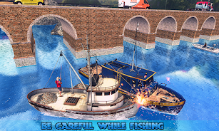 Big Fishing Ship Simulator 3D Schermafbeelding 2