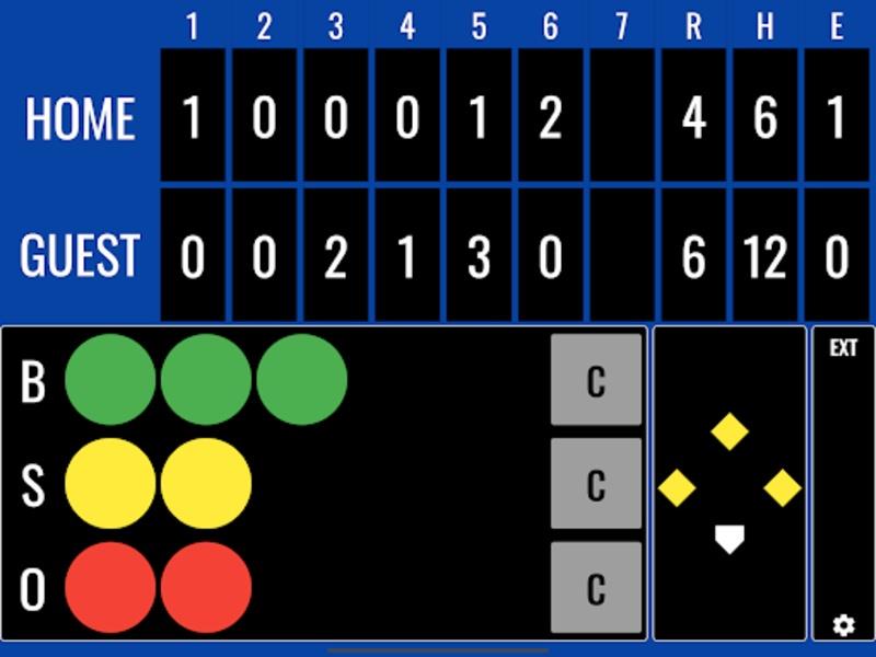 Softball Score ဖန်သားပြင်ဓာတ်ပုံ 2