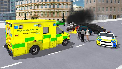 Ambulance Simulator Car Driver应用截图第3张