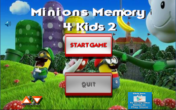 Minions Memory 4 Kids 2 स्क्रीनशॉट 0