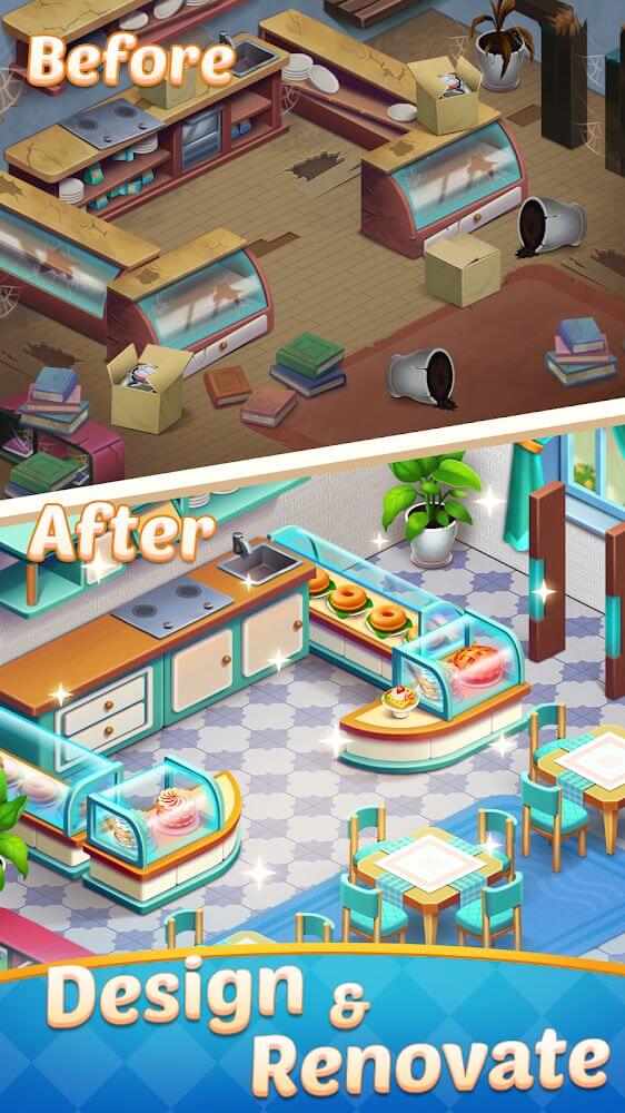 Merge Town - Decor Mansion Mod 스크린샷 1