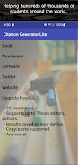 Citation Generator Lite Zrzut ekranu 1