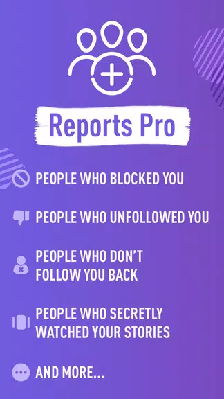 Reports Pro for Instagram ဖန်သားပြင်ဓာတ်ပုံ 0