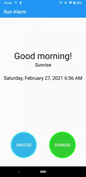 Sun Alarm 螢幕截圖 3