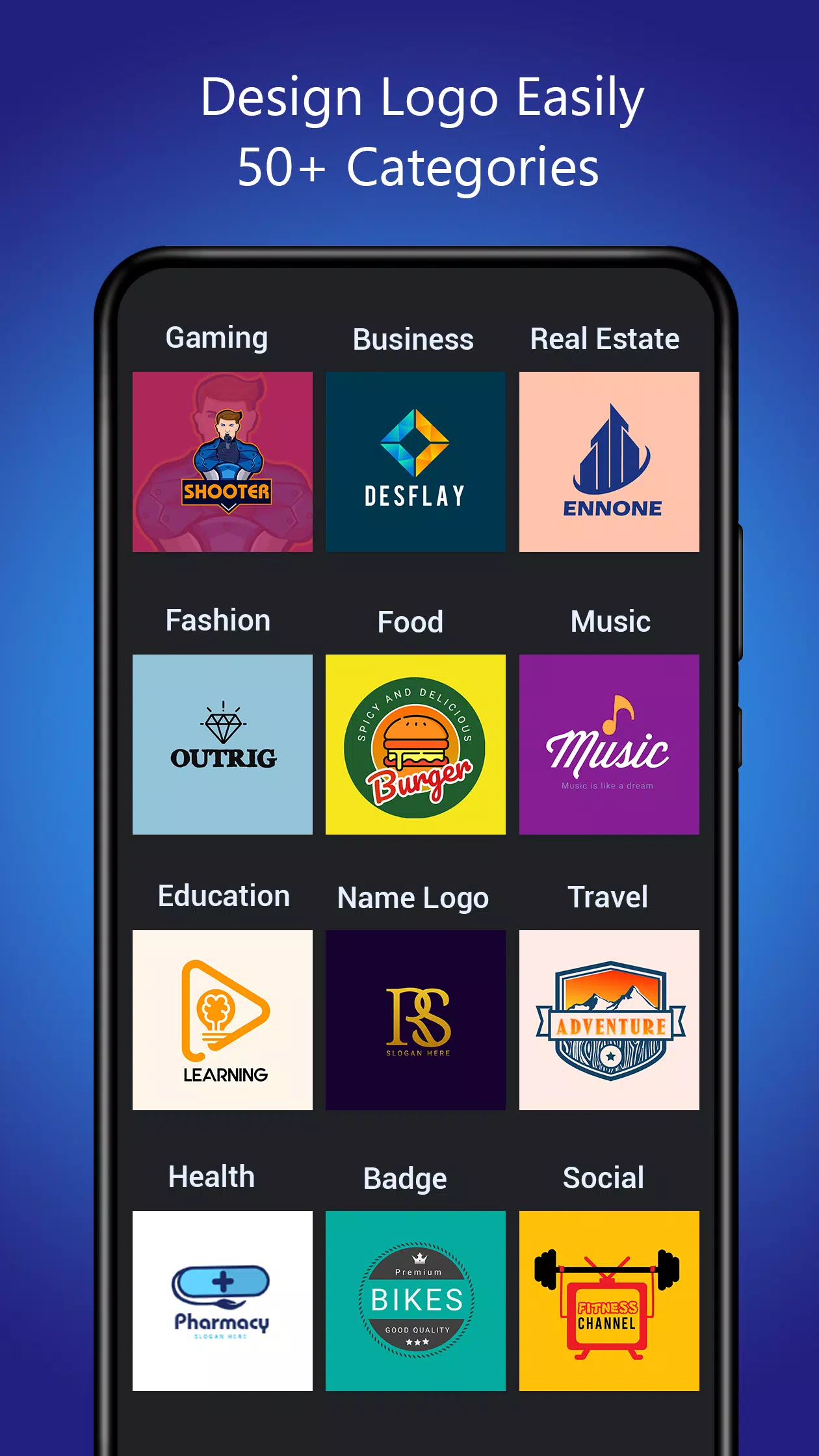Logo maker Design Logo creator 螢幕截圖 1