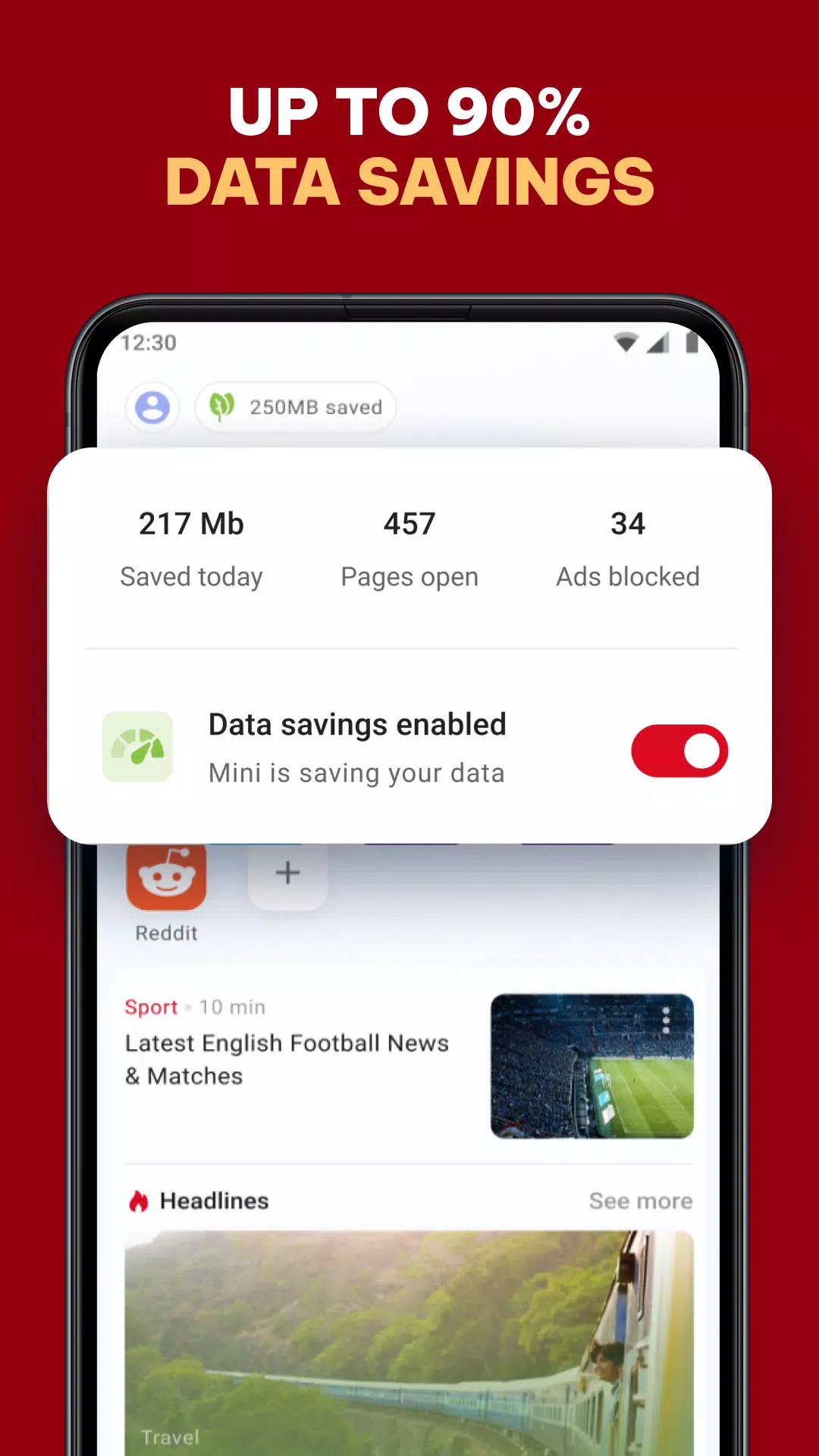 Schermata Opera Mini 1