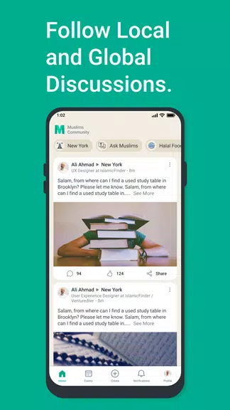 Muslims: Events & Discussions Screenshot 1