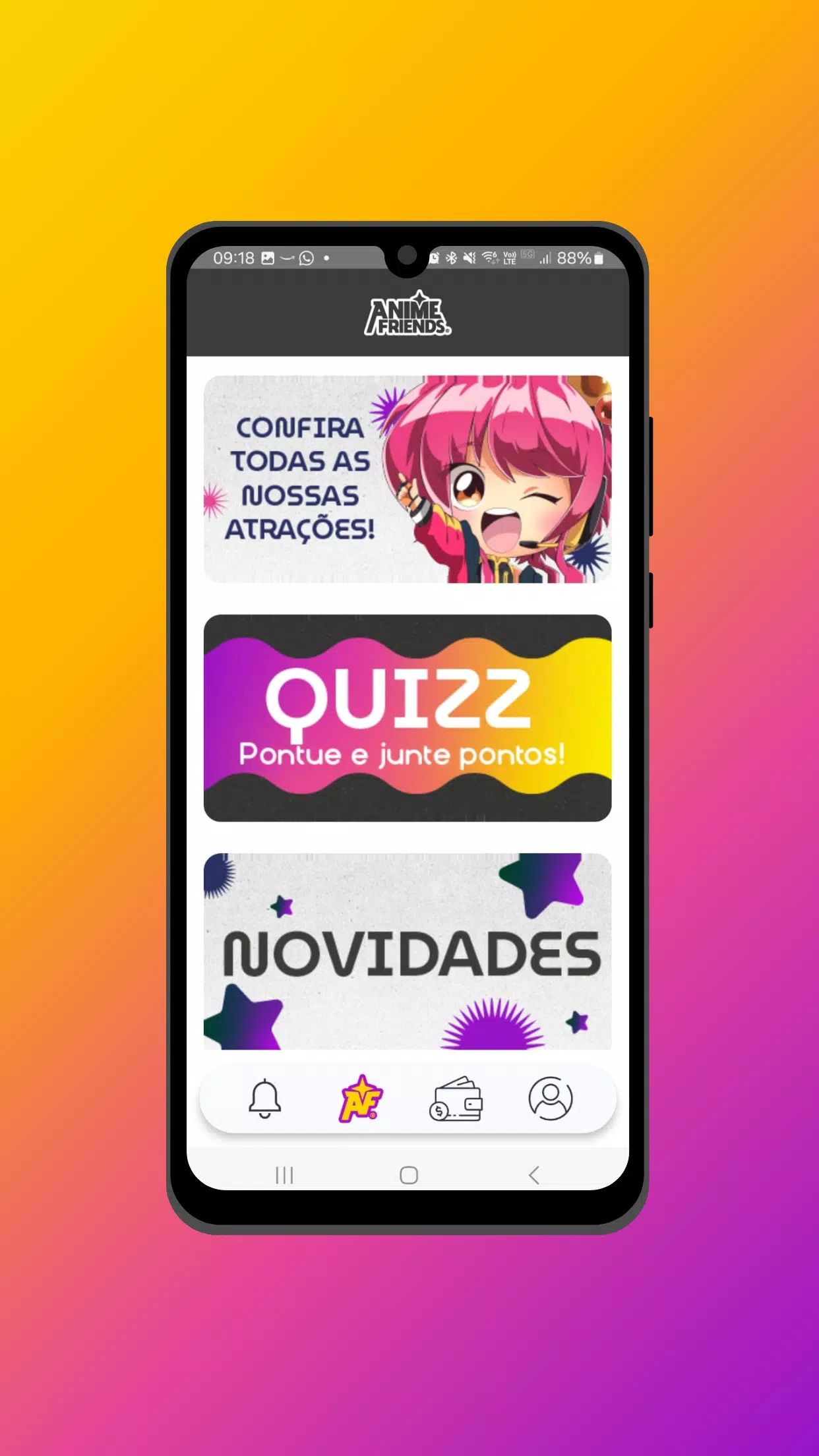 App Anime Friends Captura de pantalla 0