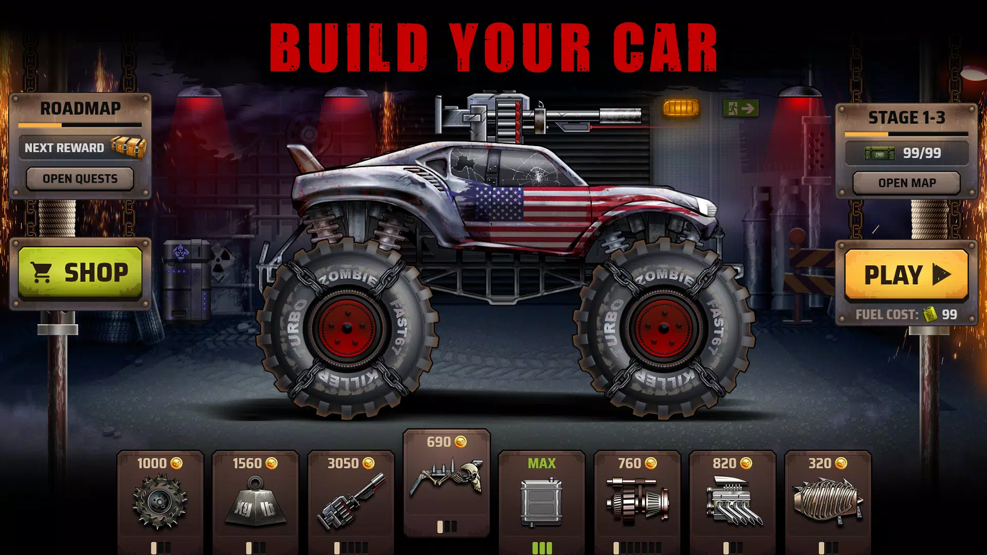 Zombie Hill Racing 螢幕截圖 0