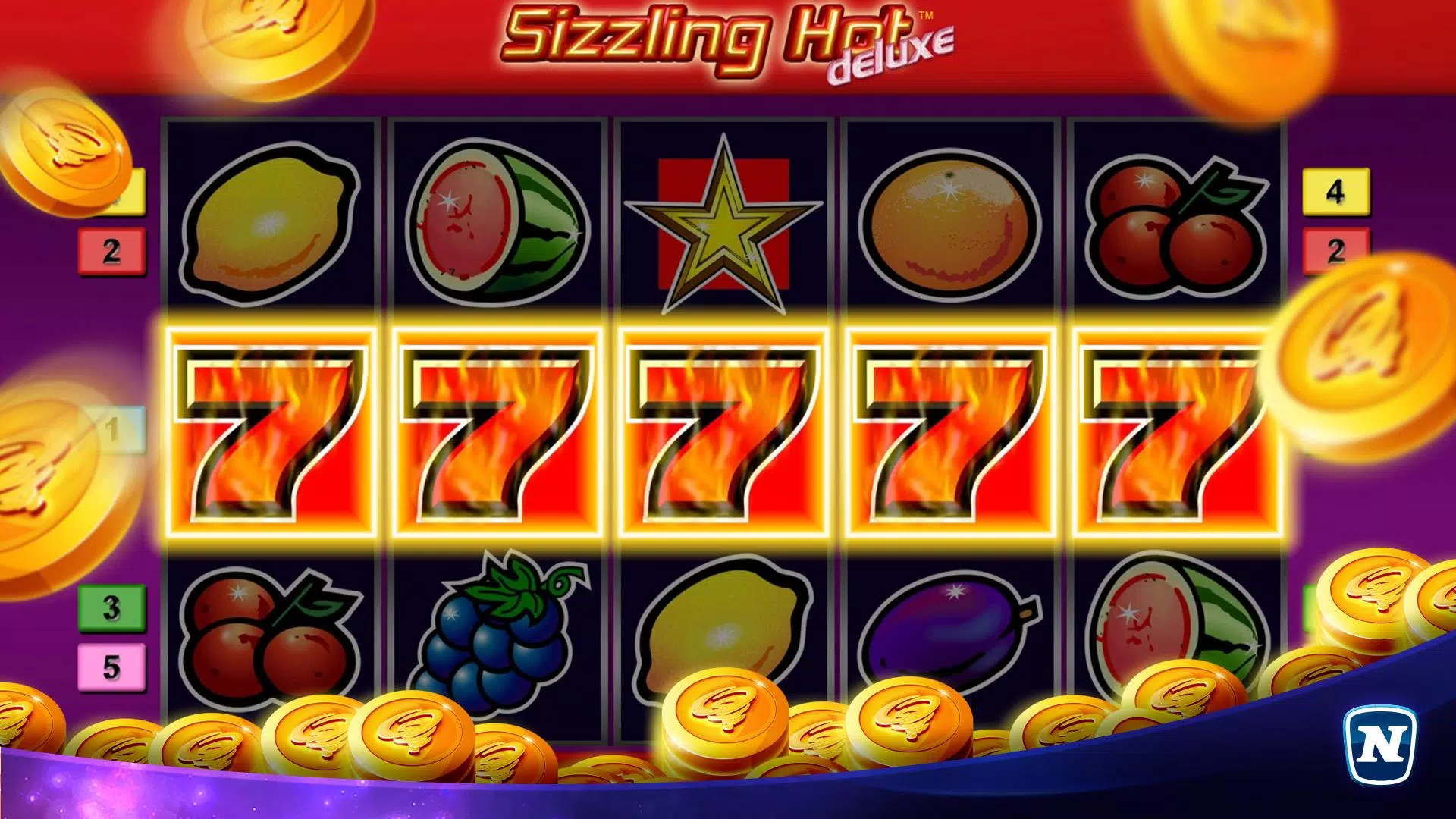 Sizzling Hot™ Deluxe Slot Schermafbeelding 2