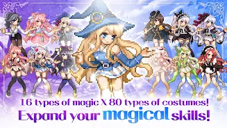 Magical Girl: Idle Pixel Hero Zrzut ekranu 1