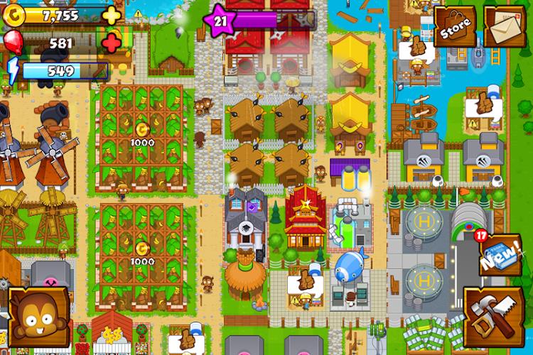 Bloons Monkey City Ảnh chụp màn hình 0