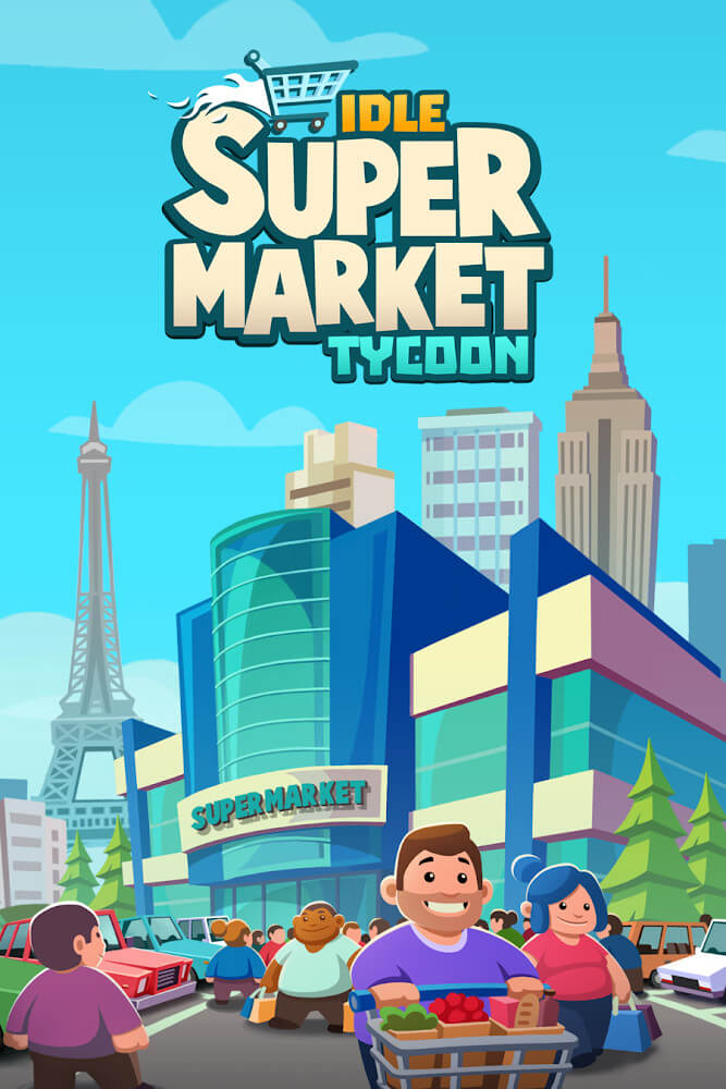 Idle Supermarket Tycoon Mod 螢幕截圖 0