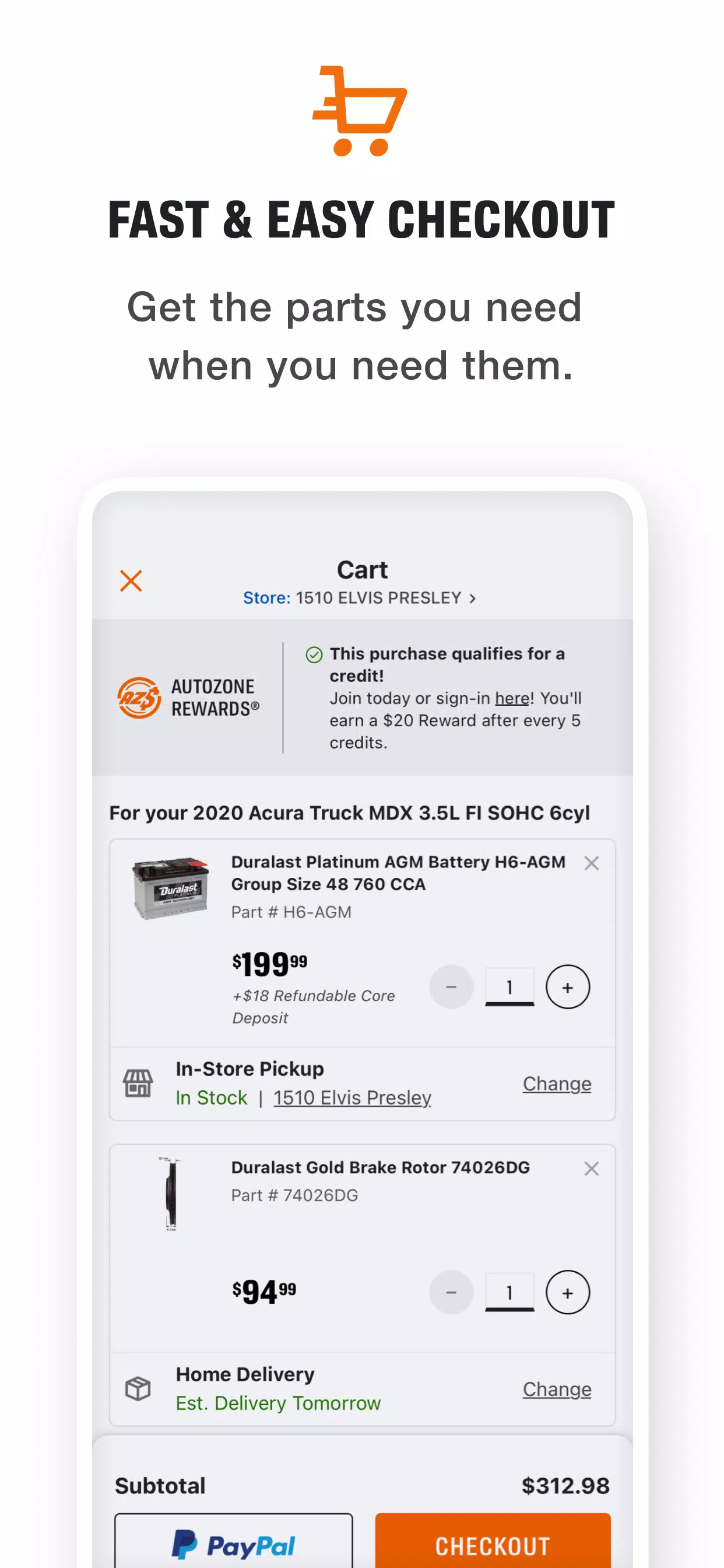 AutoZone 스크린샷 1