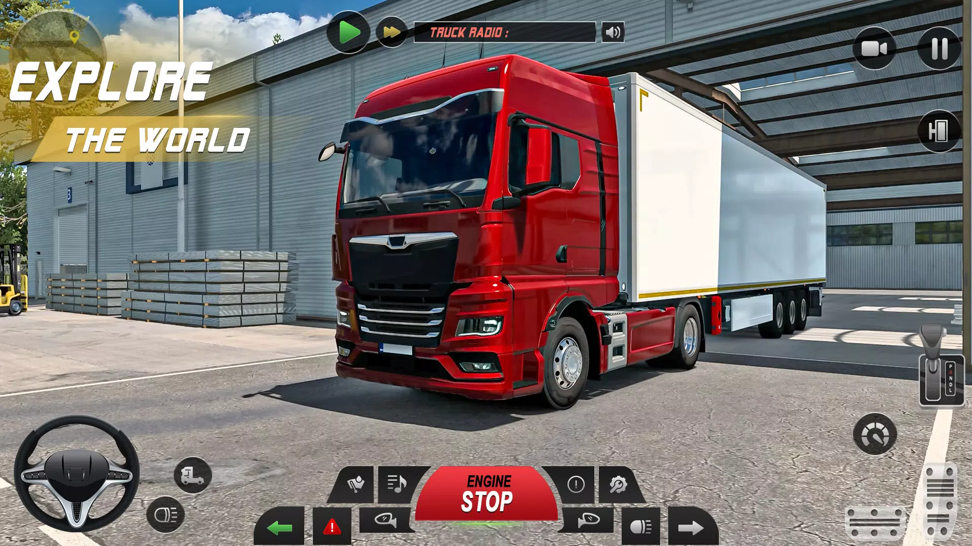 Euro Truck Driving Game 3d Capture d'écran 0