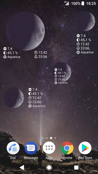 Simple Moon Phase Calendar ဖန်သားပြင်ဓာတ်ပုံ 3