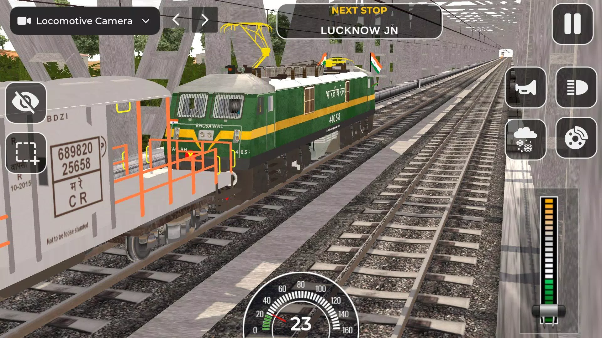 Indian Railway Train Simulator Zrzut ekranu 0