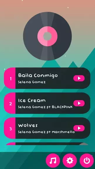 Selena Gomez Piano Tiles Game Ekran Görüntüsü 0