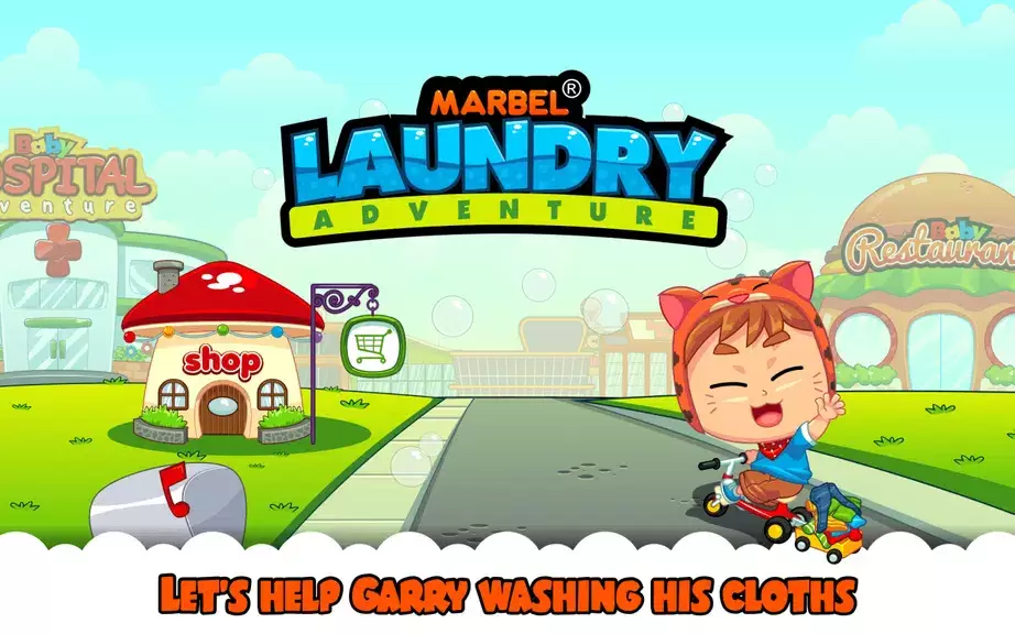 Marbel Laundry - Kids Game Schermafbeelding 0