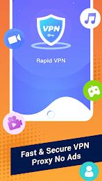 Rapid VPN: Secure VPN Proxy ဖန်သားပြင်ဓာတ်ပုံ 0