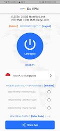 Go VPN - Google One-Key SignIn Captura de pantalla 1