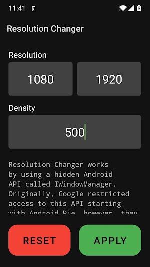 Resolution Changer apk মোড 