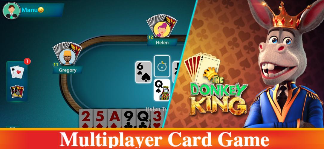 Donkey King: Donkey card game Screenshot 0