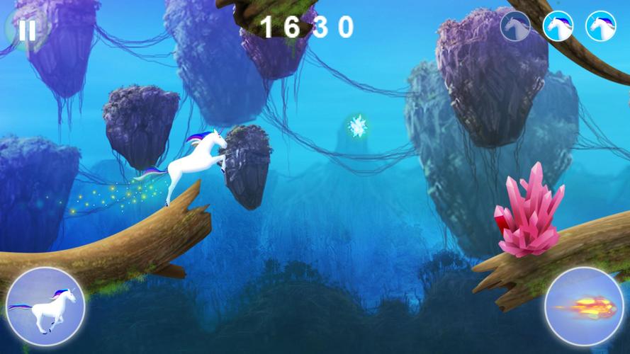 Unicorn dash : Magical Sky 스크린샷 3