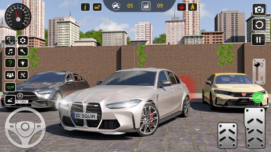 Carro estacionamento cidade 3d Captura de tela 2