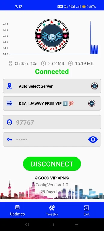 Schermata GOOD VIP VPN 0