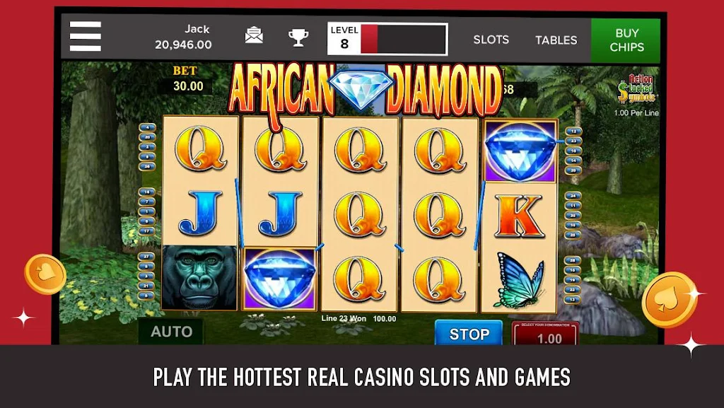 PlayJACK Slots 螢幕截圖 1