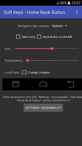 Soft Keys - Home Back Button Screenshot 0