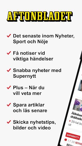 Aftonbladet Nyheter Ảnh chụp màn hình 0