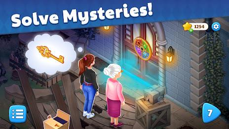 Mansion Mystery : Match 3 Game Ekran Görüntüsü 1