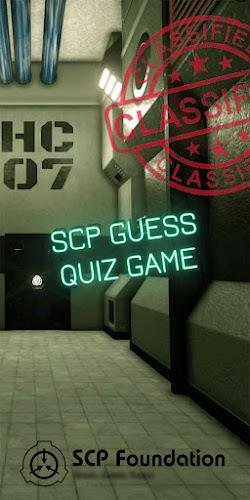 scp quiz game Ảnh chụp màn hình 0