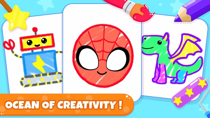 Drawing Games: Paint And Color স্ক্রিনশট 0